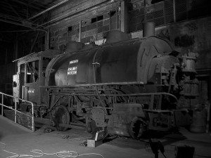 There was a small night photo shoot at the Museum on July 3rd, and    HEPC 46 is highlighted in this photo inside the shop.