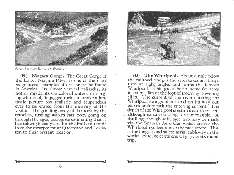 Niagara Gorge Belt Line Brochure Pages 8 and 9