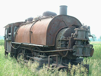 Current condition of HEPC locomotive #46