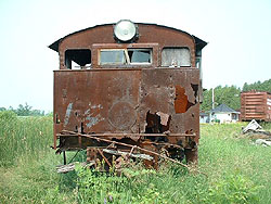 Current condition of HEPC locomotive #46