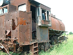 Current condition of HEPC locomotive #46